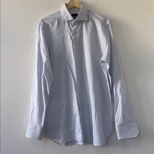 Ermenegildo Zegna Sky Blue Dress Shirt Size 43/17